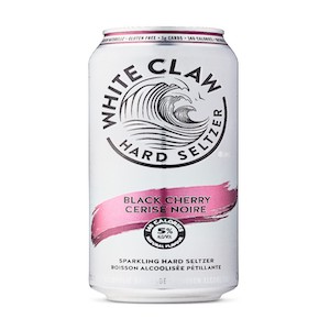 White Claw wine cooler drink