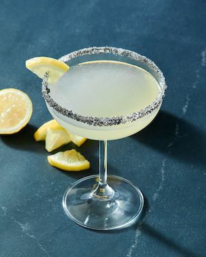 Lemon-Poppy seed drop cocktail