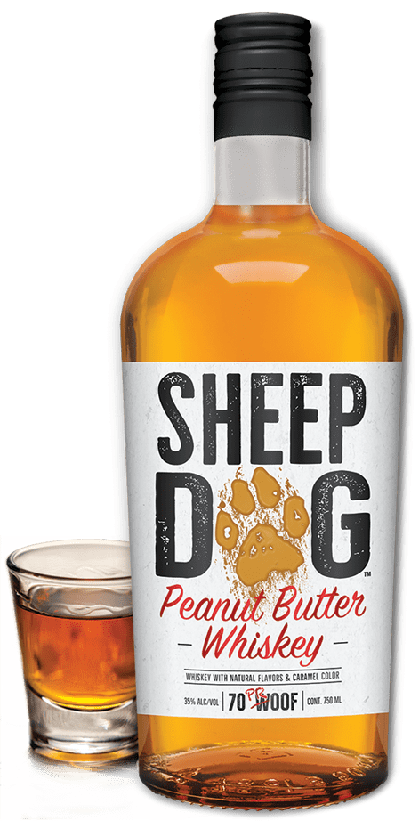 Sheep dog peanut butter whiskey